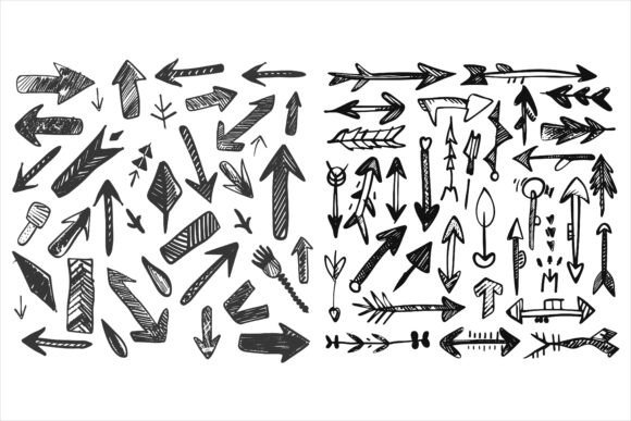 Arrow Symbol or Sign Icon Silhouette: A Versatile Design Element for Print-on-Demand Businesses