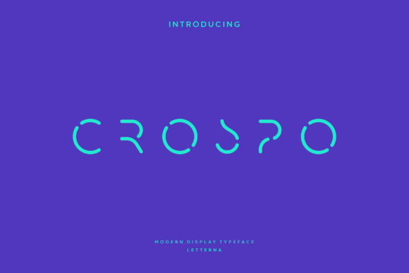 Crospo: A Strategic Typeface for Modern Branding and Design
