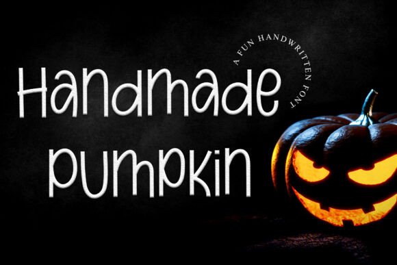 Handmade Pumpkin: A Versatile Handwritten Font for Creative and Professional Projects