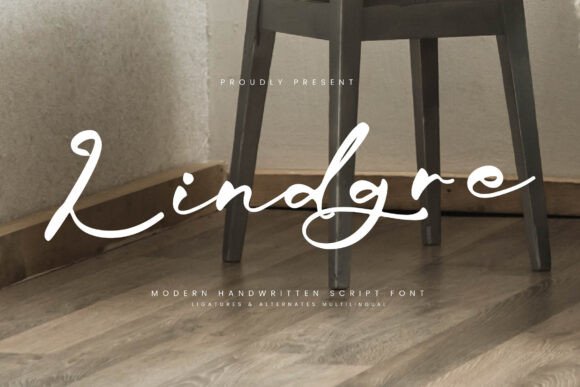 Lindgre: A Modern Handwritten Script Font for Creative and Professional Use