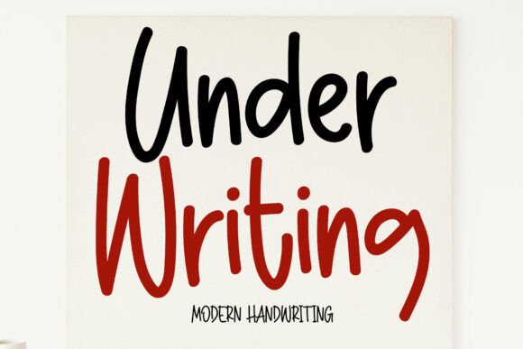 Under Writing: A Versatile Handwritten Typeface for Modern Design