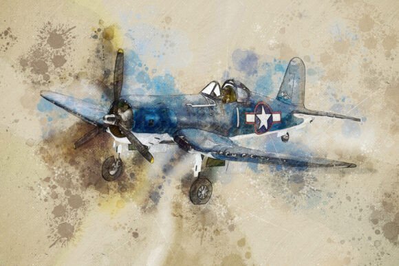 Unlock Creative Potential with Printable AIRCRAFT Graphics 08