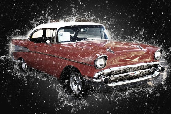 Vintage Car Printables 300 Dpi Pack for High-Quality Design Projects